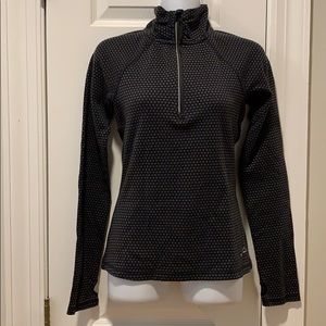 Eddie Bauer Women’s Gray Polka Dot Top